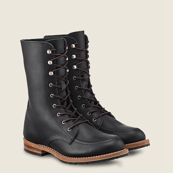 Bottes Red Wing Heritage - Gracie - Tall Boundary Cuir - Noir - Femme 824WGCLFX